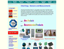 Tablet Screenshot of cy-sensors.com